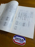 Datsun Sunny B310 Service Manual Japanese Genuine Used a12a a14e