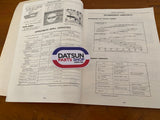 Caball C340 Service Manual Used Genuine Nissan Datsun.