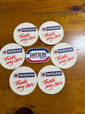 Nissan That’s my car cardboard Coasters x6 1989