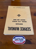 Datsun 330 Service Manual Chassis and Body Used