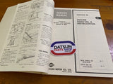 Datsun 330 Service Manual Chassis and Body Used