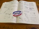 Datsun 330 Service Manual Chassis and Body Used