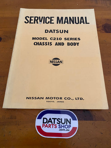 Nissan Datsun Skyline C210 Service Manual Chassis and Body Used