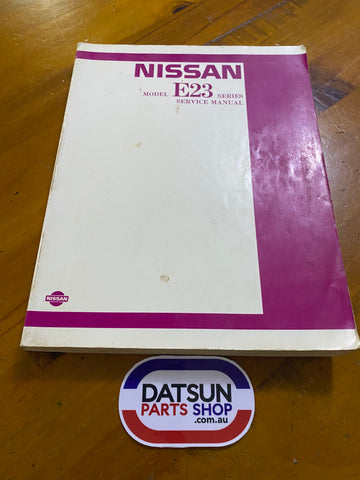 Datsun E23 Urvan Service Manual Nissan Used
