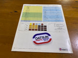 Datsun Sunny California Advertising Booklet Folder Japanese Used