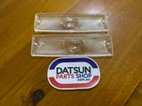 Datsun 1000 B10 Early Front Light Lens Pair NOS