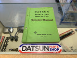 Datsun Sports Car L SP311 Service Manual Used Roadster