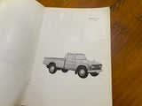 Nissan Junior 41 Parts Catalog Used Genuine Book