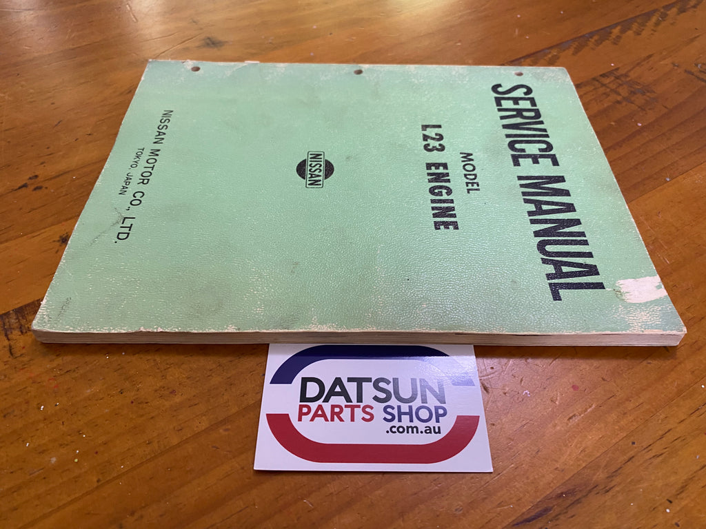 Nissan Datsun L23 Engine Service Manual Used Book – Datsun Parts Shop