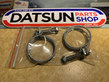 Datsun 1200 Radiator Hose Clamp Pair New Genuine Part