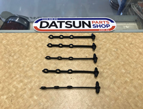 Datsun 1200 Wiring and Cable holder clips x5 New Genuine Parts