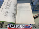 Datsun Sports Car L SP311 Service Manual Used Roadster