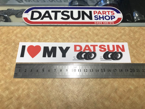 I 💖 MY DATSUN Sticker