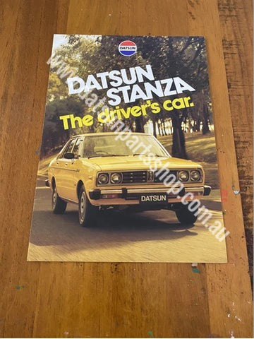 Datsun Stanza Advertising Folder Booklet 4 pages Used Original Nissan pa10