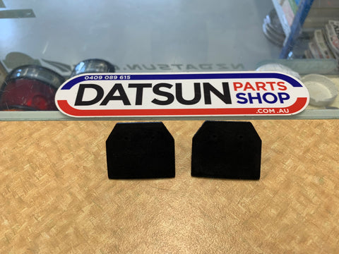 Datsun 1200 bonnet bump rubber front pads Genuine