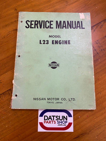 Nissan Datsun L23 Engine Service Manual Used Book – Datsun Parts Shop
