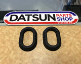 Datsun 1200 Bonnet Hinge Rubber Seal Pair New Genuine