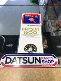 Datsun 1600 Speedo Metric conversion decal