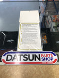 Datsun 1600 Speedo Metric conversion decal